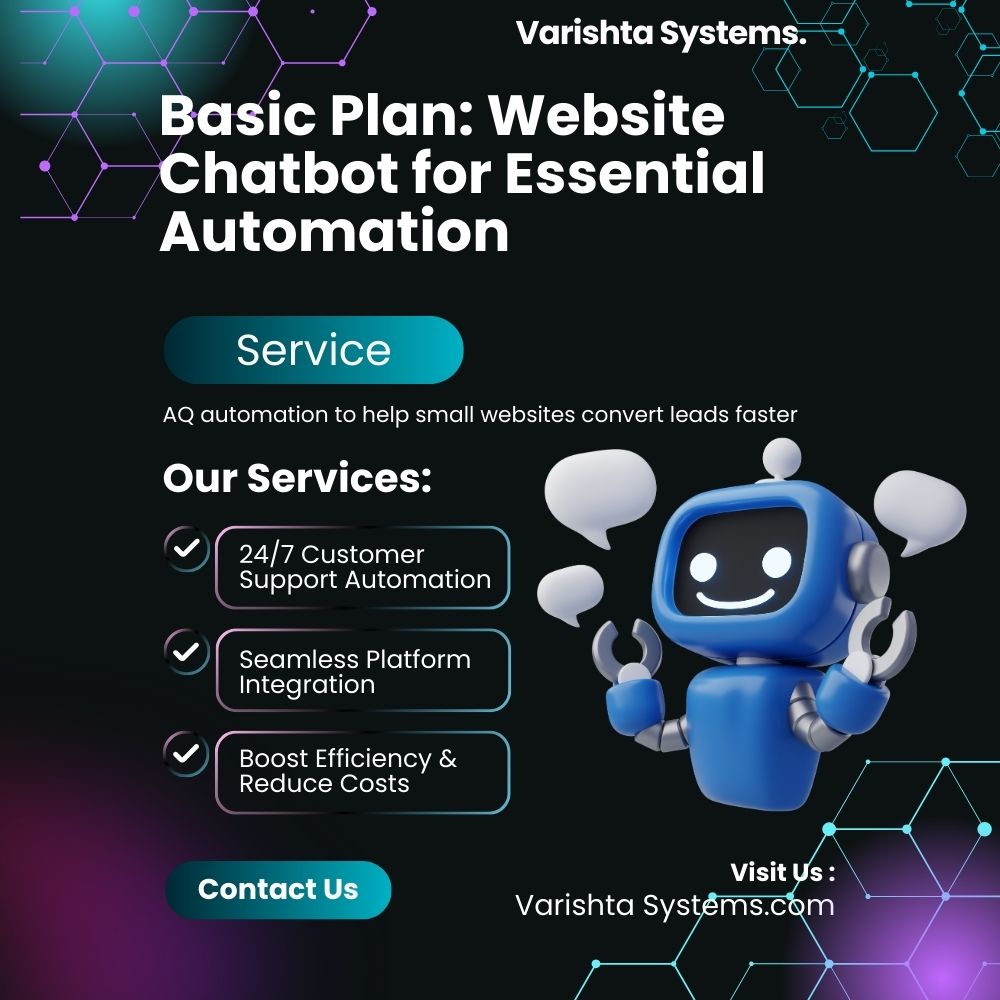 Basic Plan – Website Chatbot for Essential Automation